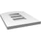 Ekena Millwork Arch Top Surface Mount PVC Gable Vent: Non-Functional, w/ 3-1/2"W x 1"P Standard Frame, 12"W x 14"H GVPAR12X1401SN - alternate 4
